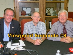 Viewpoint Seminole panel members from left Randy Morris, Dr. Mike Abels, and Russ Hauck (photo - Charles E. Miller for CMF)