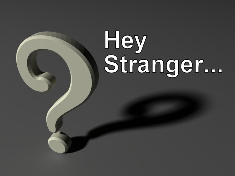Hey Stranger. What’s Your Story? (Chris) Hey Stranger... What's Your Story?